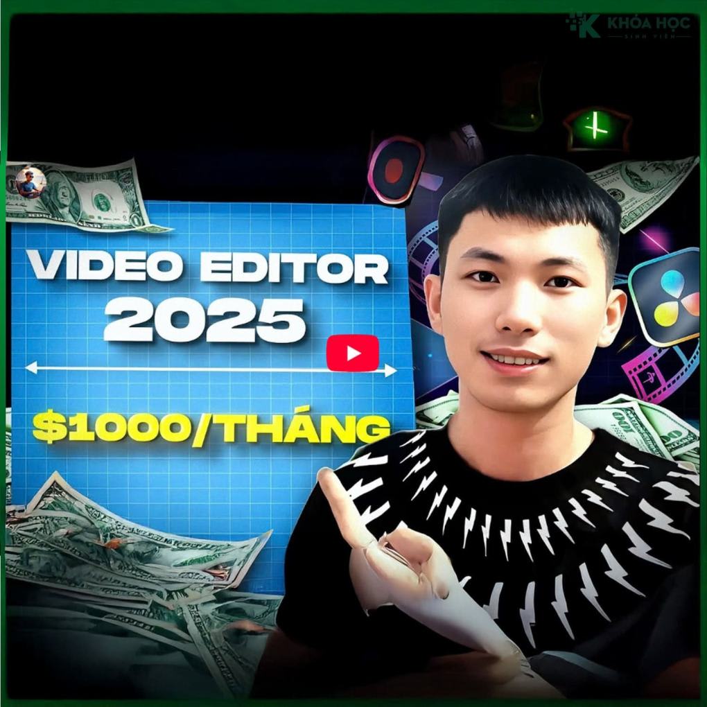Khoá Học DaVinci Resolve: Video Editing – Freelancer Video Editor Từ Số 0 Lợi Đỗ