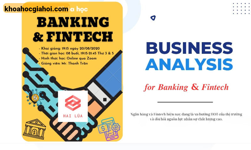 Khóa Học Business Analysis For Banking & Fintech Cùng Hai Lúa Học Business Analysis