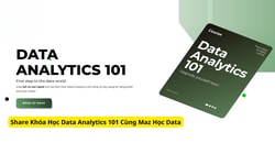 Khóa Học Data Analytics 101 Cùng Maz Học Data