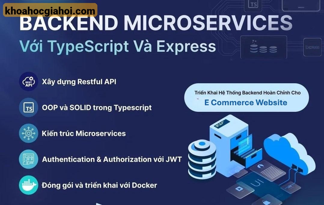 Khóa Học Lập Trình Backend Microservices Với Typescript Và Express Cùng 200lab
