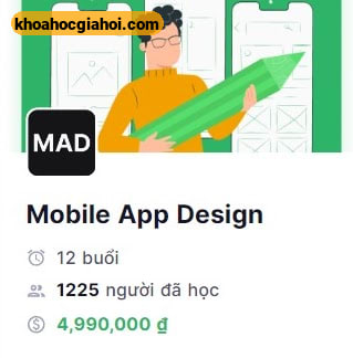 Khóa Học Mobile App Design Cùng Capidemy.com