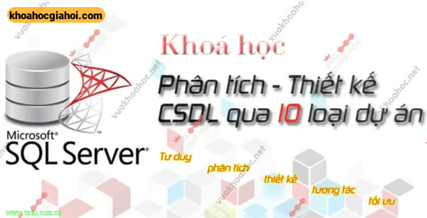 Khóa Học Phân Tích Thiết Kế Csdl Với 10 Loại Dự Án Cùng Tedu