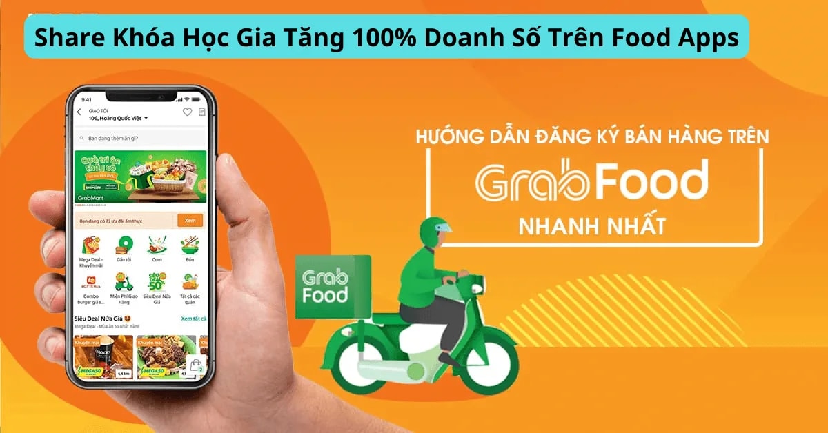 Share Khóa Học Gia Tăng 100% Doanh Số Trên Food Apps
