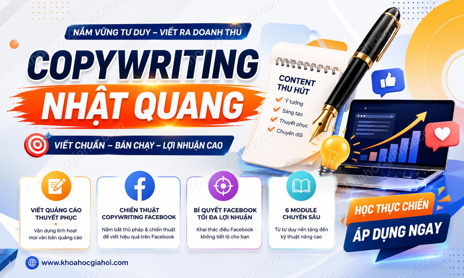 Khóa Học Copy Writing Nhật Quang
