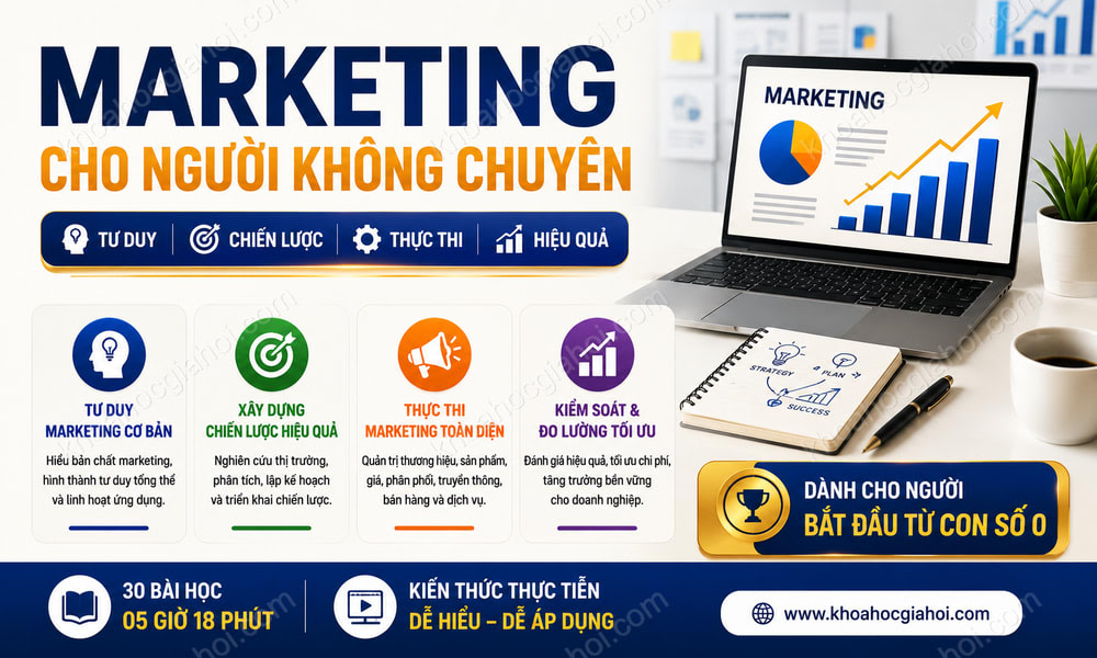 Khóa Học Marketing Cho Người Không Chuyên
