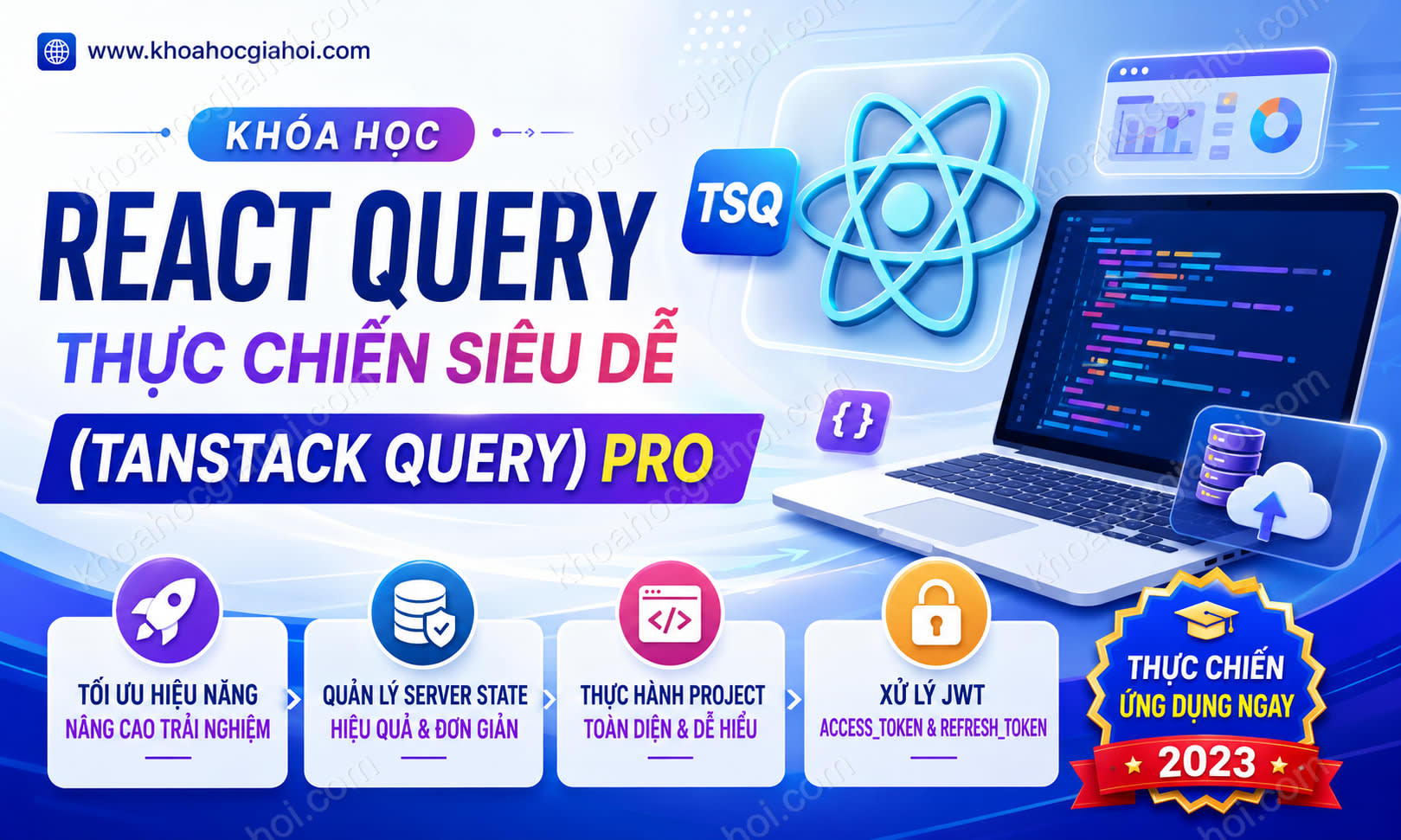 Khóa Học React Query Thực Chiến Siêu Dễ (tanstack Query) Pro