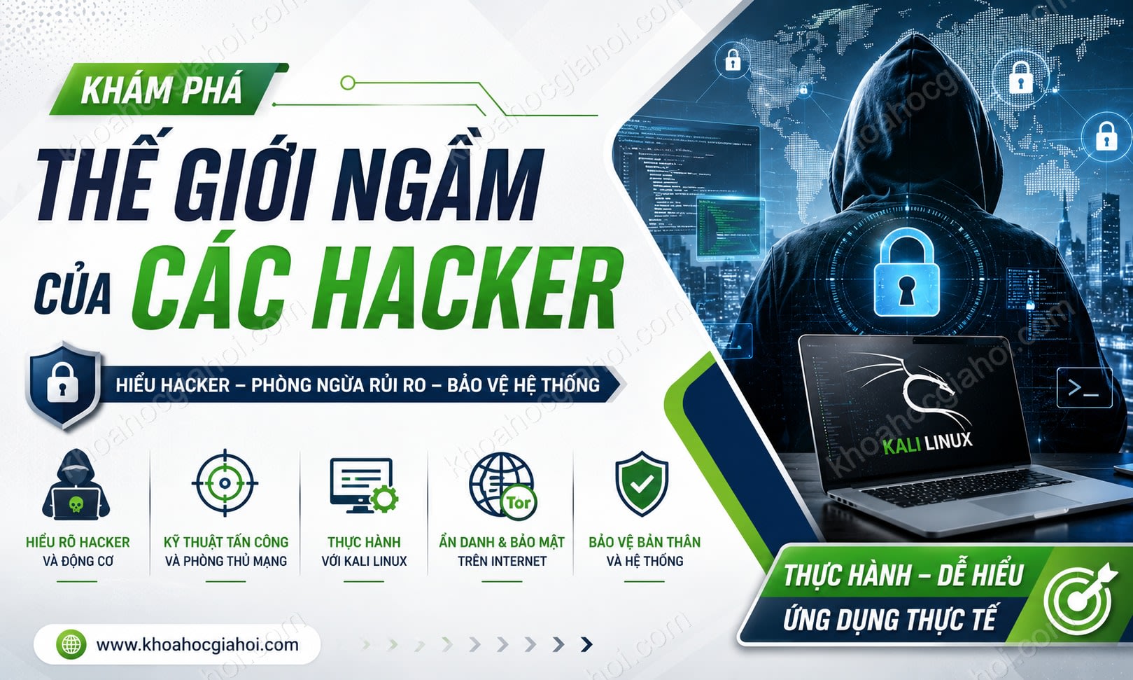 Khóa Học Tìm Hiểu Và Khám Phá Thế Giới Ngầm Của Các Hacker