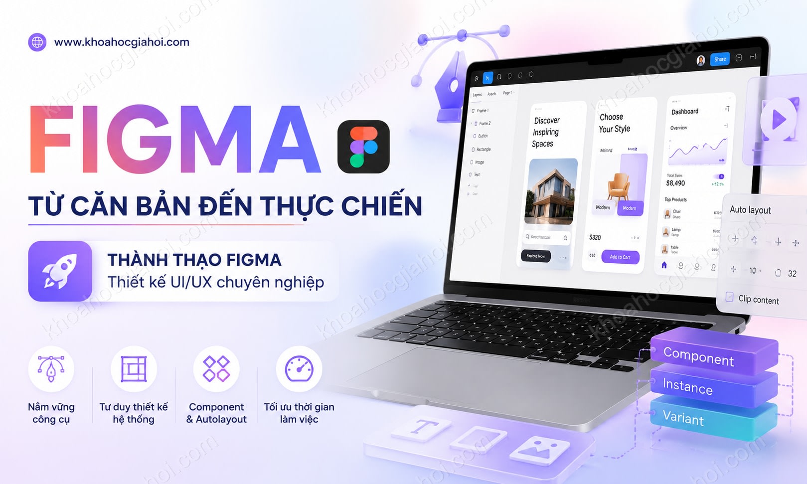 Khóa Học Figma Từ Căn Bản Đến Thực Chiến