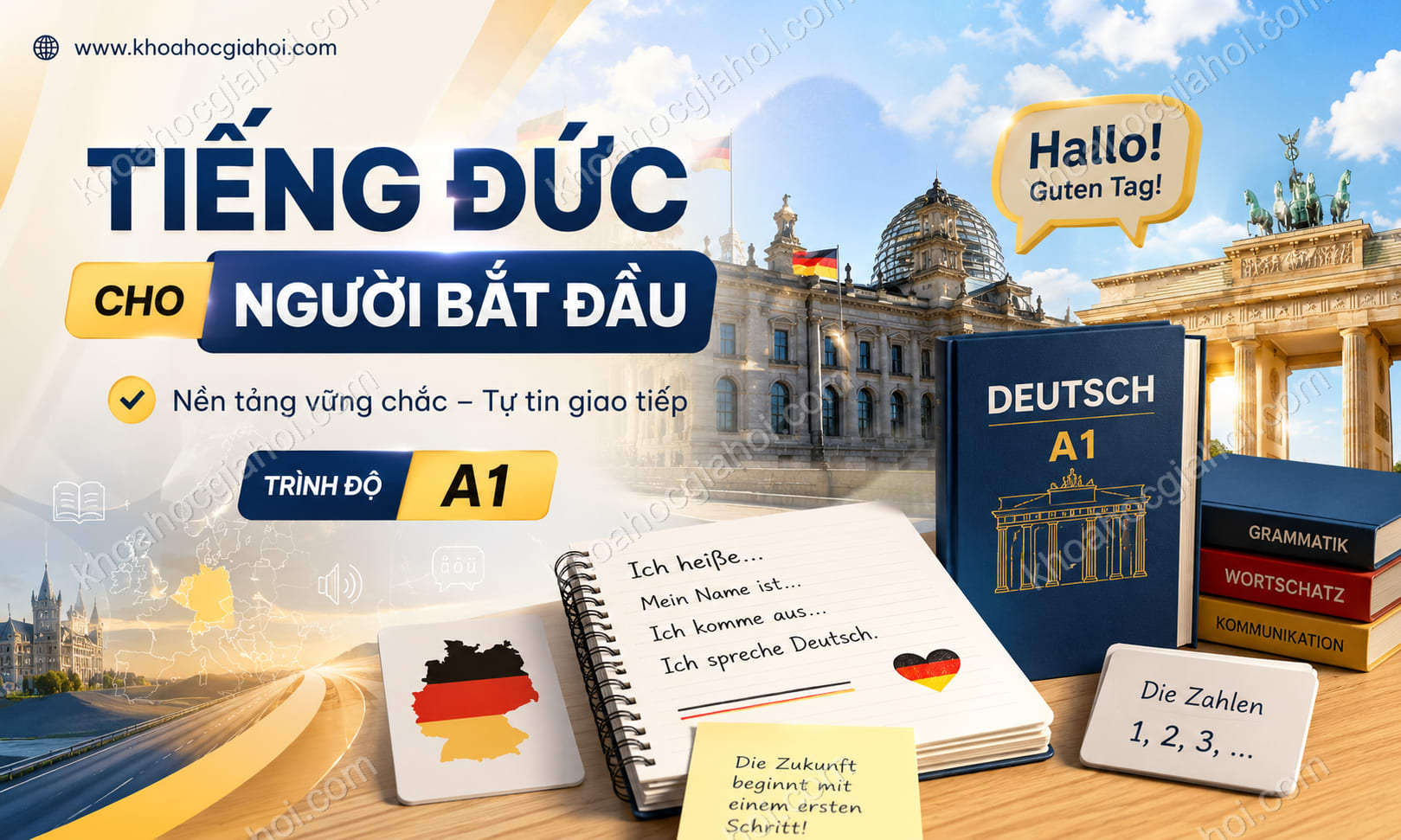 Khóa Học Tiếng Đức Cho Người Bắt Đầu Khóa Học Tiếng Đức Cho Người Bắt Đầu