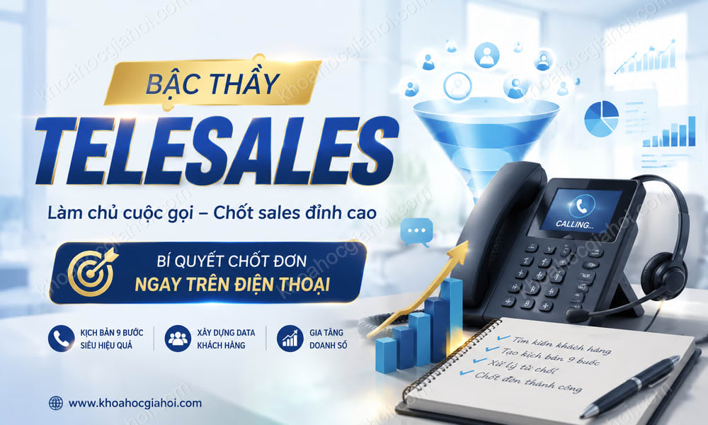 Khóa Học Bậc Thầy Telesales