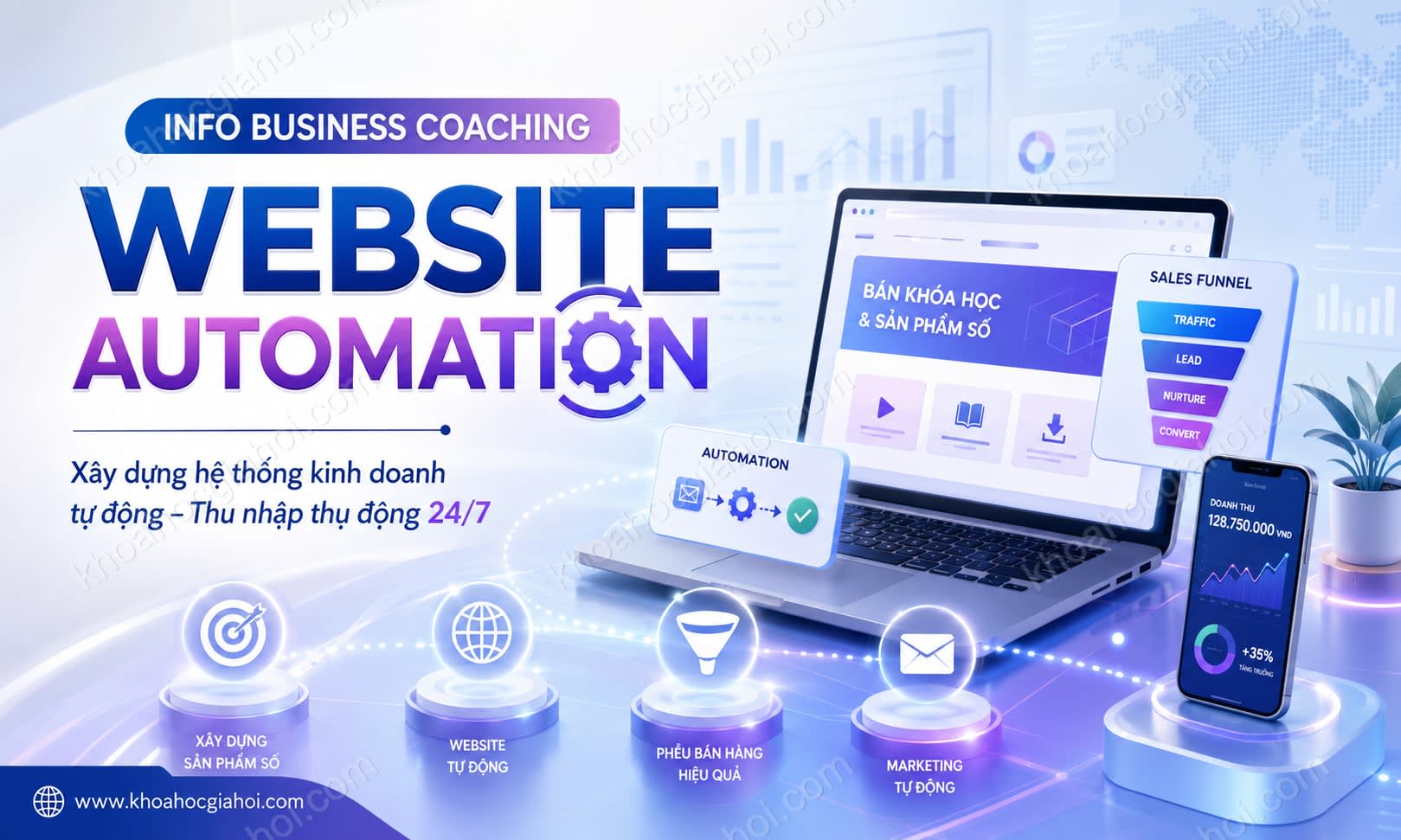 Khóa Học Info Business Coaching – Website Automation Khóa Học Info Business Coaching – Website Automation