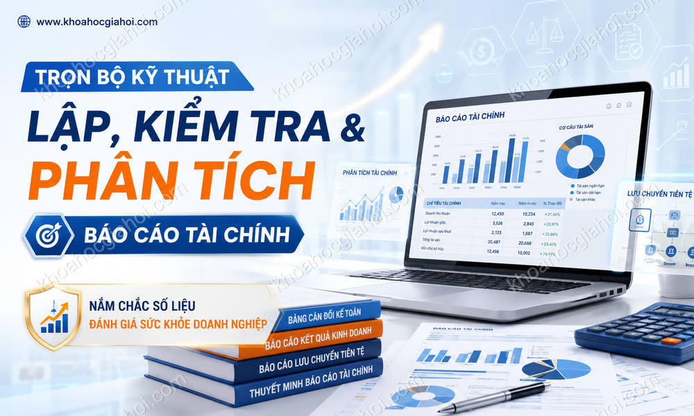 Trọn Bộ Kỹ Thuật Lập, Kiểm Tra Và Phân Tích Báo Cáo Tài Chính