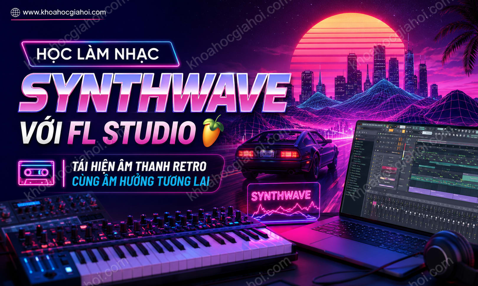 Học Làm Nhạc Synthwave Với FL Studio Học Làm Nhạc Synthwave Với FL Studio