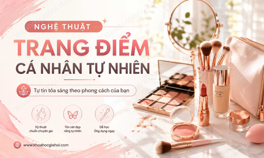 Khóa Học Nghệ Thuật Trang Điểm Cá Nhân Đẹp Tự Nhiên