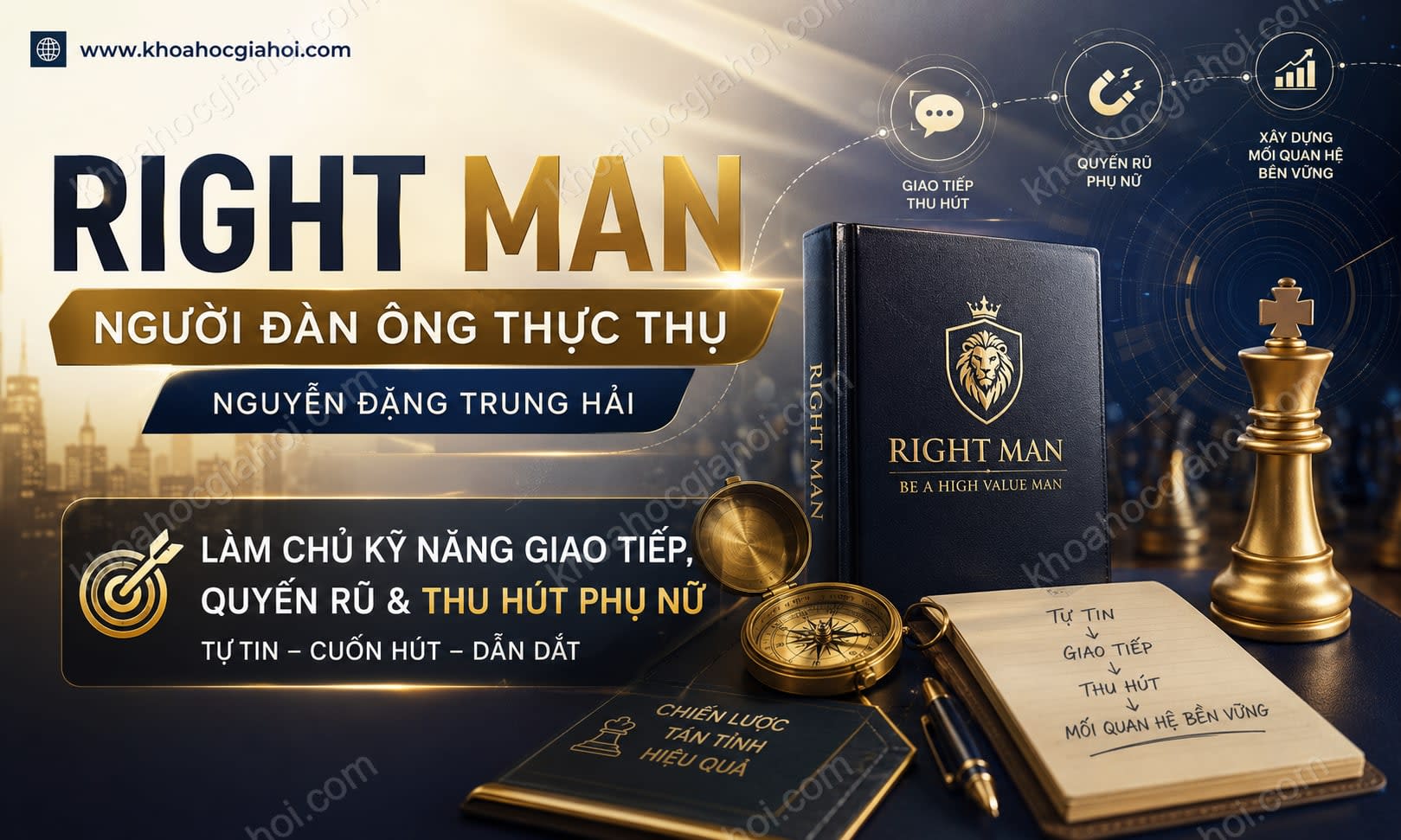 Khóa học RIGHT MAN – Người Đàn Ông Thực Thụ Nguyễn Đặng Trung Hải