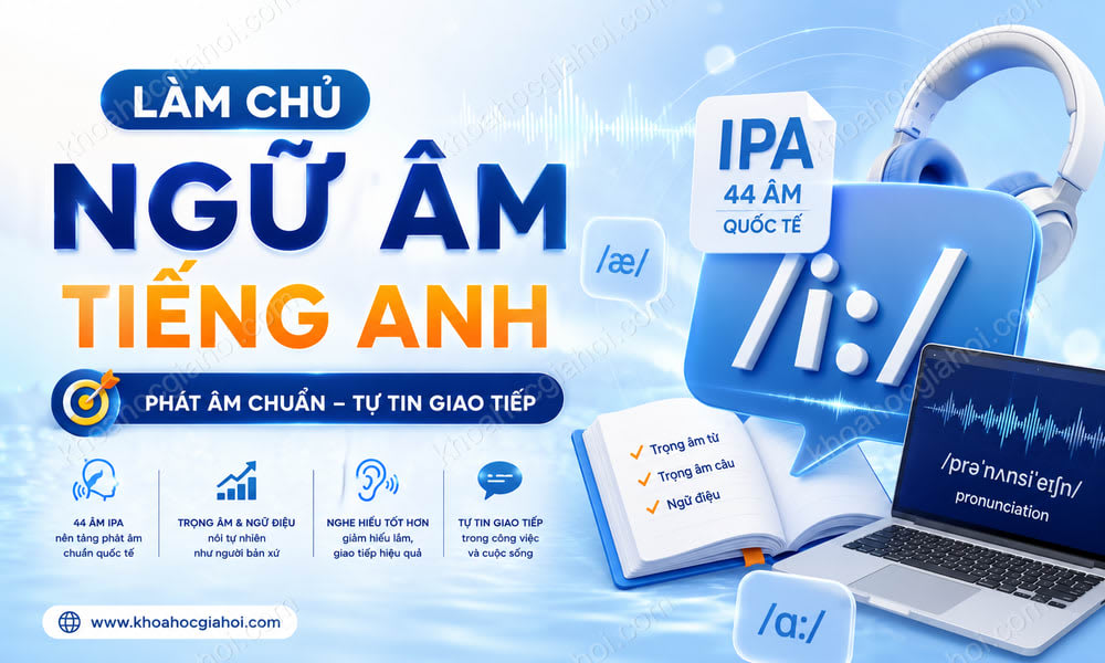 Khóa Học Làm Chủ Ngữ Âm Tiếng Anh