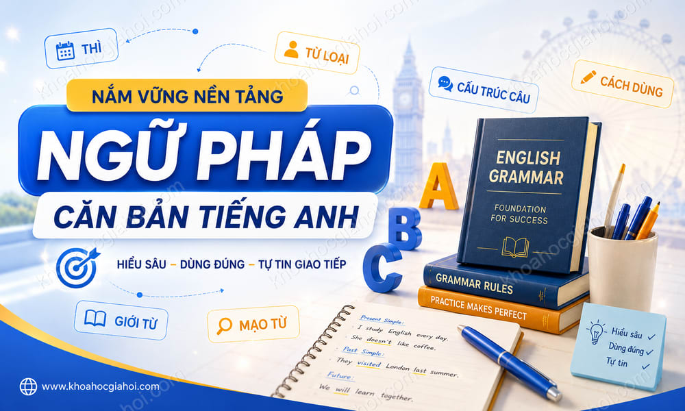 Khóa Học Ngữ Pháp Căn Bản Tiếng Anh