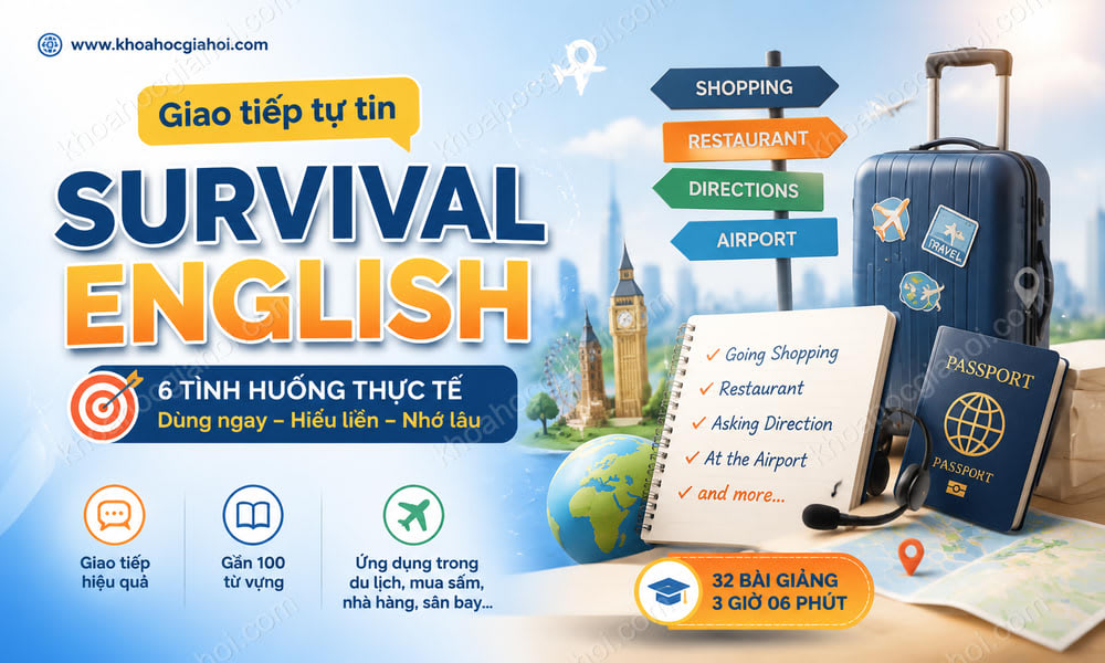 Khóa Học Survival English