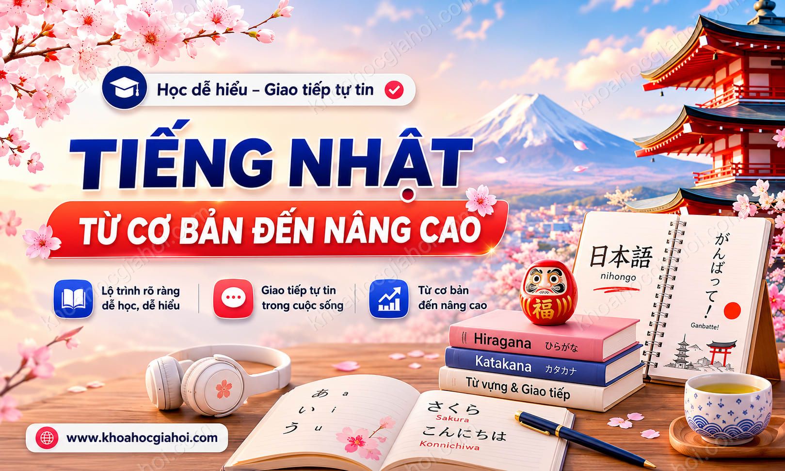 Khóa Học Tiếng Nhật Từ Cơ Bản Đến Nâng Cao
