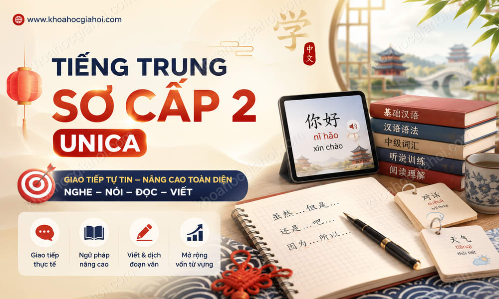 Tiếng Trung Sơ Cấp 2 Unica