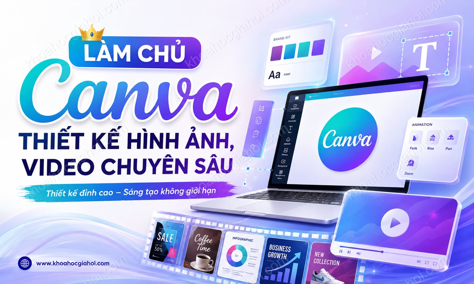 Khóa Học Làm Chủ Canva Thiết Kế Hình Ảnh, Video Chuyên Sâu