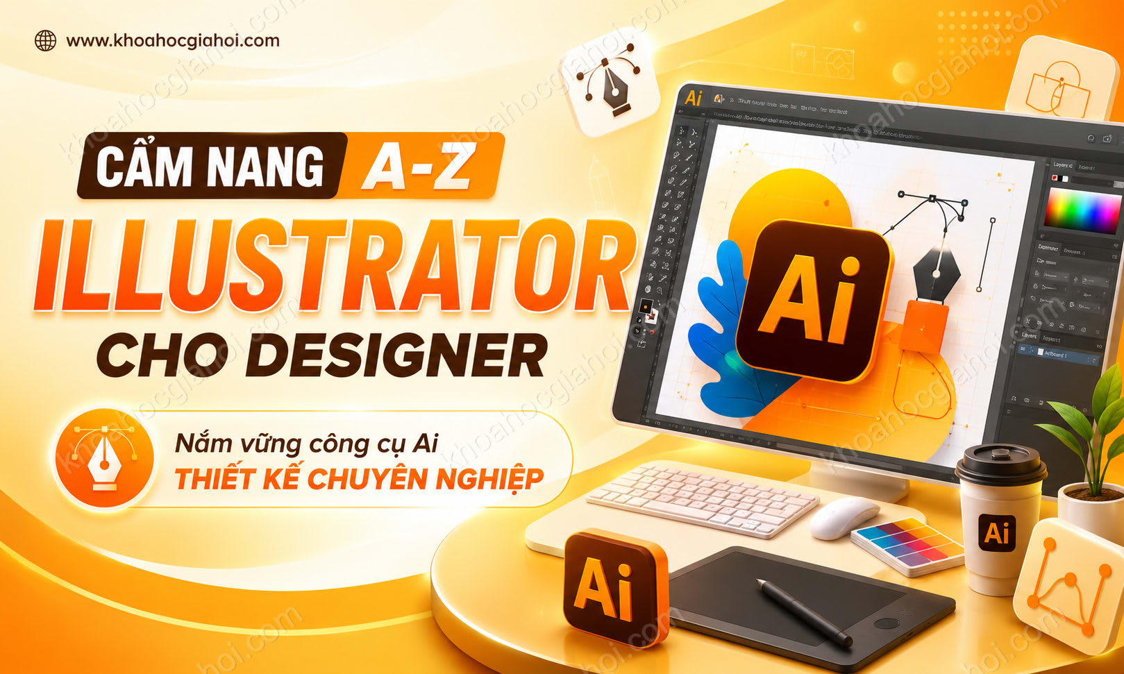 Khóa Học Cẩm Nang A - Z Illustrator Cho Designer Khóa Học Cẩm Nang A - Z Illustrator Cho Designer