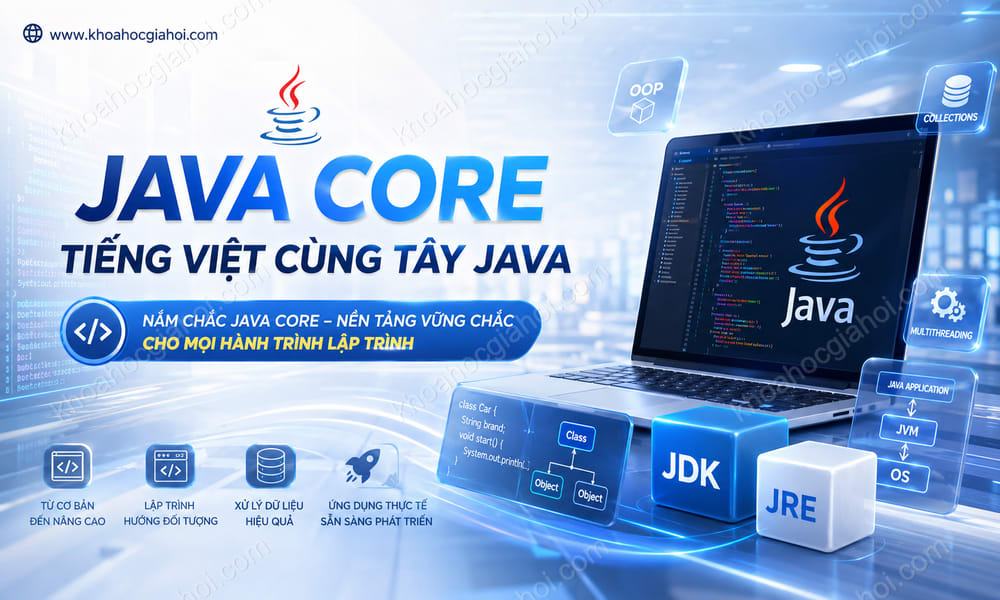 Khóa Học Java Core Tiếng Việt Cùng Tây Java