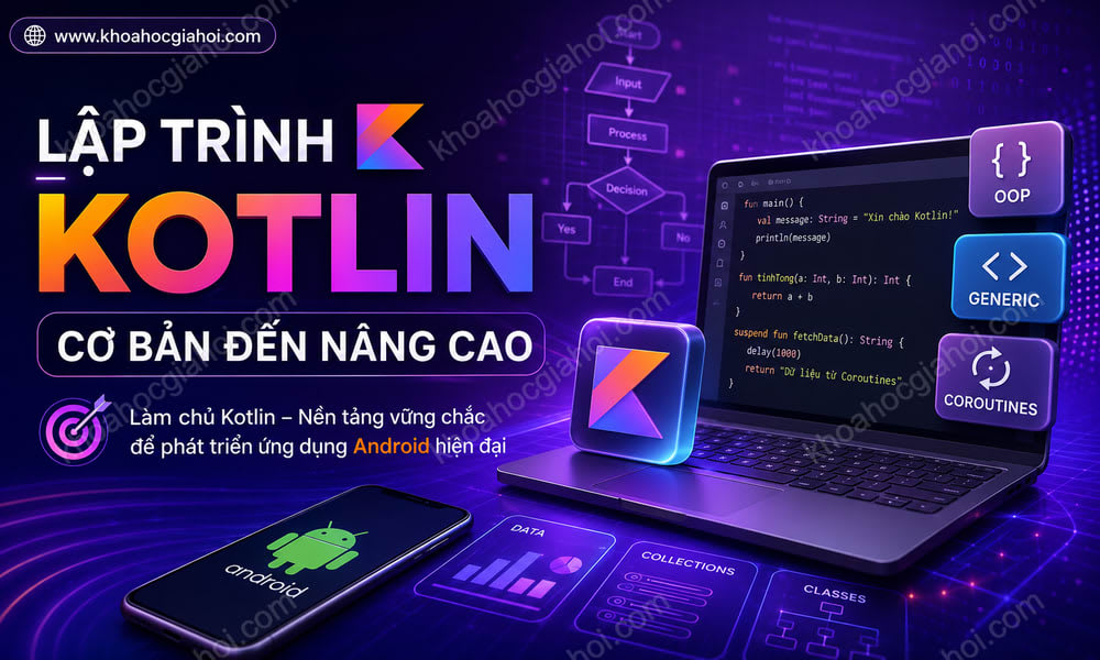 Khóa Học Lập Trình Kotlin Cơ Bản Đến Nâng Cao