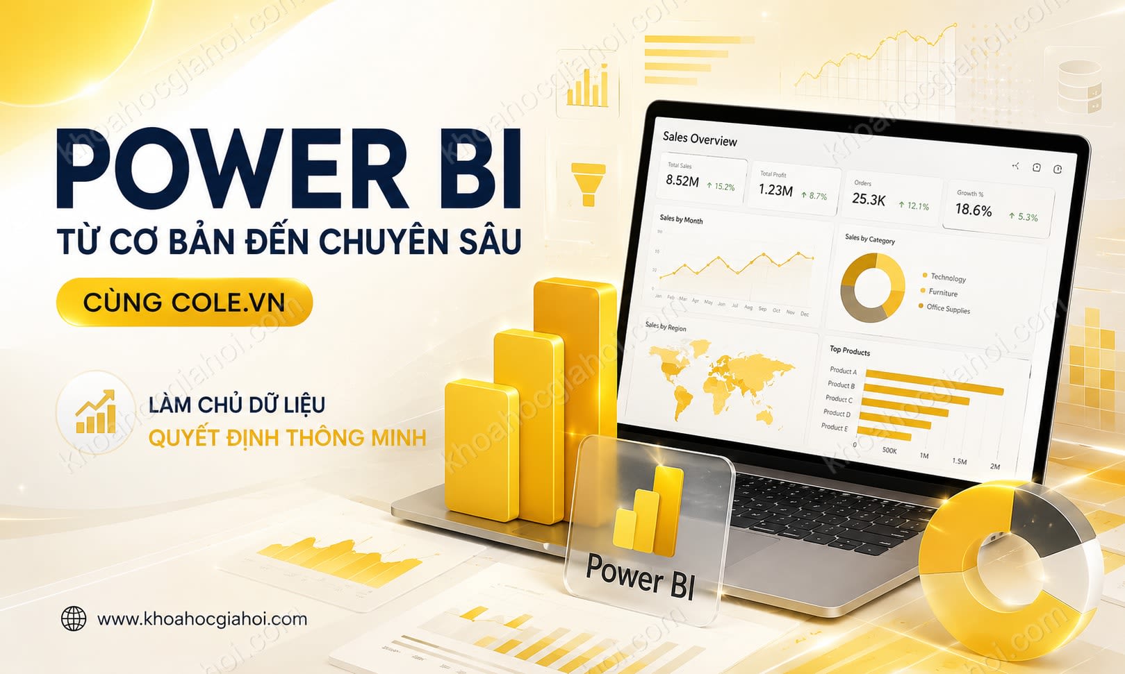 Khóa Học Power BI Từ Cơ Bản Đến Chuyên Sâu Cùng Cole.vn Khóa Học Power BI Từ Cơ Bản Đến Chuyên Sâu Cùng Cole.vn