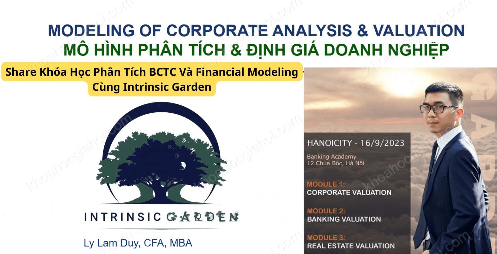 Khóa Học Phân Tích Bctc Và Financial Modeling Cùng Intrinsic Garden Khóa Học Phân Tích Bctc Và Financial Modeling Cùng Intrinsic Garden