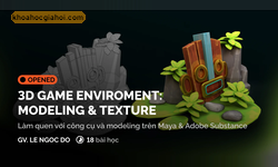 Khoá Học 3d Game Environment Modeling & Texture Với Maya Và Adobe Substance Digital Art