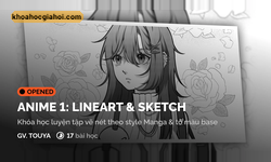 Khoá Học Vẽ Anime Cơ Bản 1: Sketch & Lineart Digital Art Cùng Digiart Academy