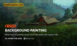 Khoá Học Vẽ Background Cơ Bản – Digital Painting Cho Người Mới Cùng Digiart Academy