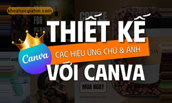 Khoá Các Hiệu Ứng Ảnh Và Chữ Cùng Tư Duy Thiết Kế Mọt Canva