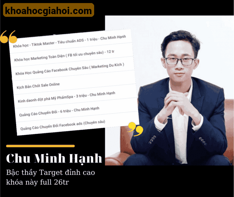 Khóa Học Kinh Doanh Đột Phá Mỹ Phẩm/spa – Chu Minh Hạnh