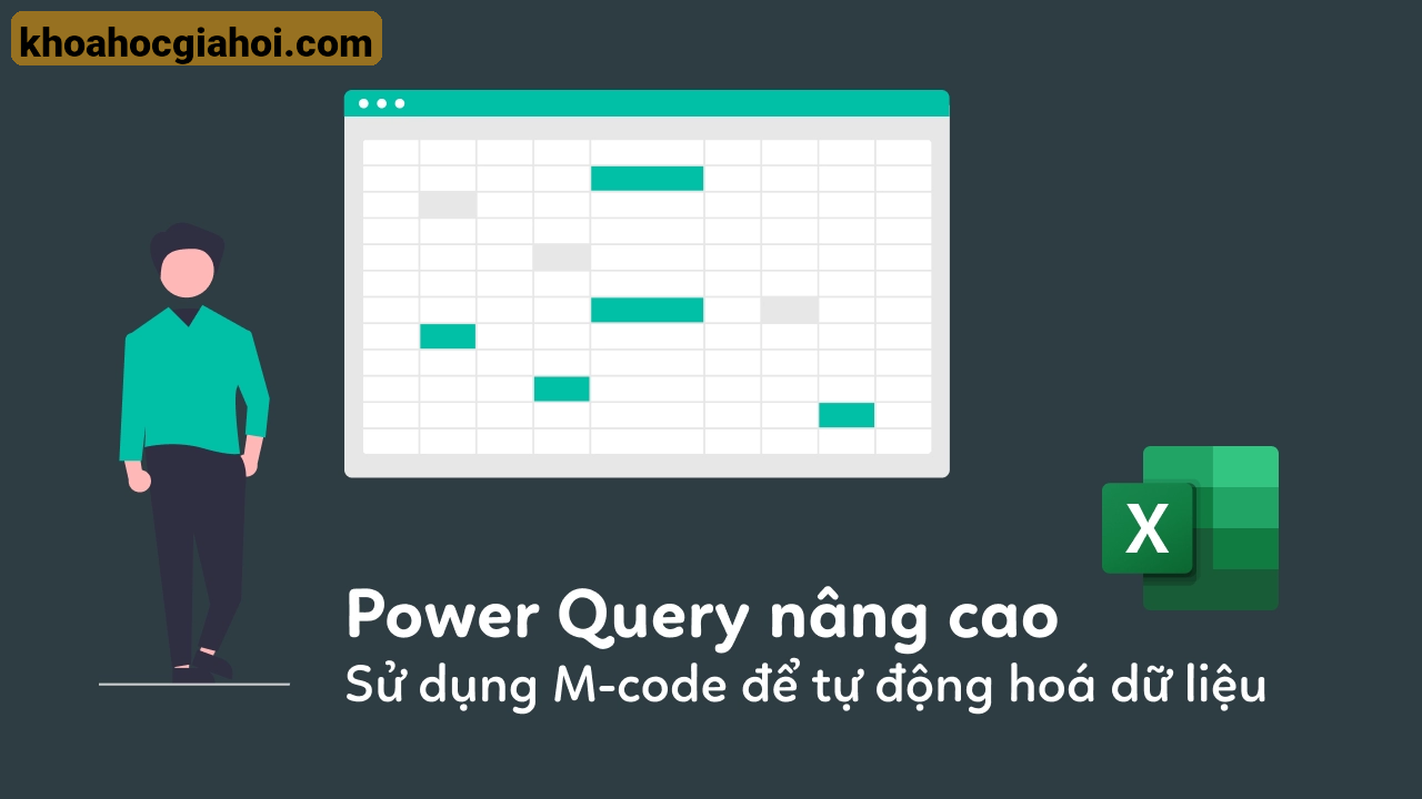 Khóa Học Power Query Nâng Cao, Sử Dụng M-code Để Tự Động Hoá Dữ Liệu Cùng Học Excel Online