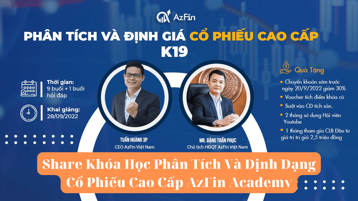 Khóa Học Phân Tích Và Định Dạng Cổ Phiếu Cao Cấp Azfin Academy