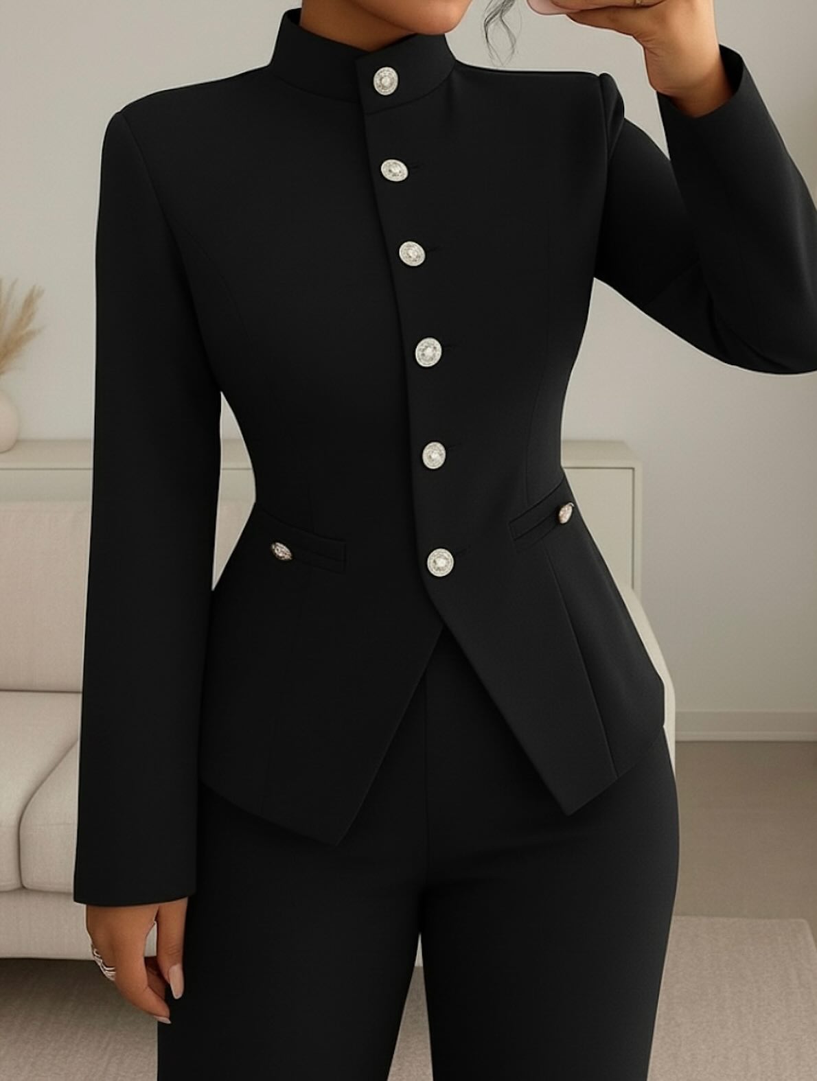 black formal set