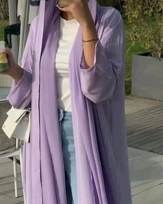 lilac abaya