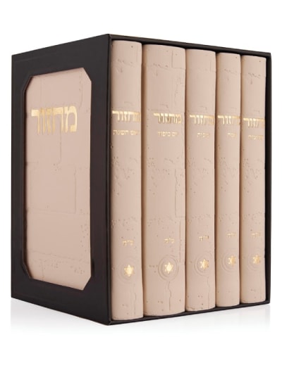 סט מחזורים מעוצב כותל בצבע אבן