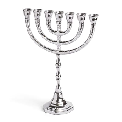 מנורה גימור ניקל 28 ס"מ