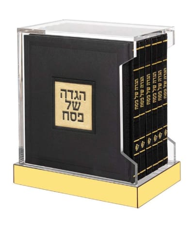 מעמד הגדות דגם קריסטל – שחור