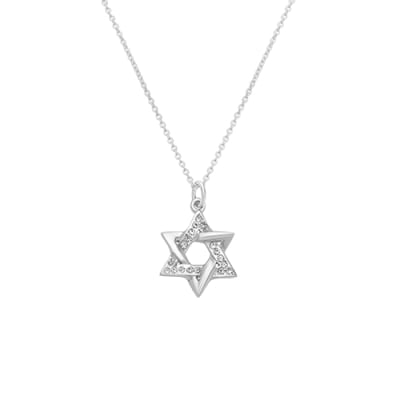 שרשרת כסף טהור 925 "מגן דוד"