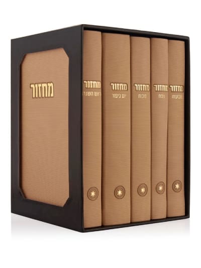סט מחזורים קורדורוי בצבע אבן סהרה