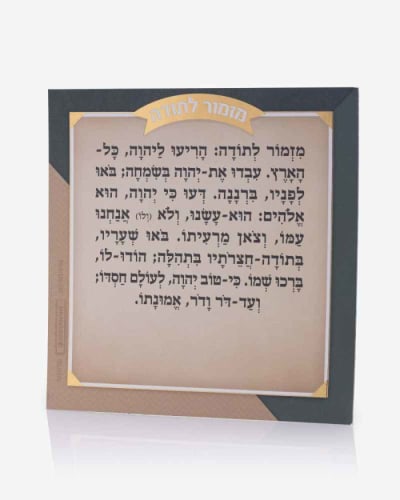 מגנט 13/13 מזמור לתודה סגל