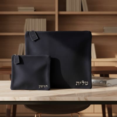 סט טלית תפילין קטיפה משי – 36X29 ס"מ