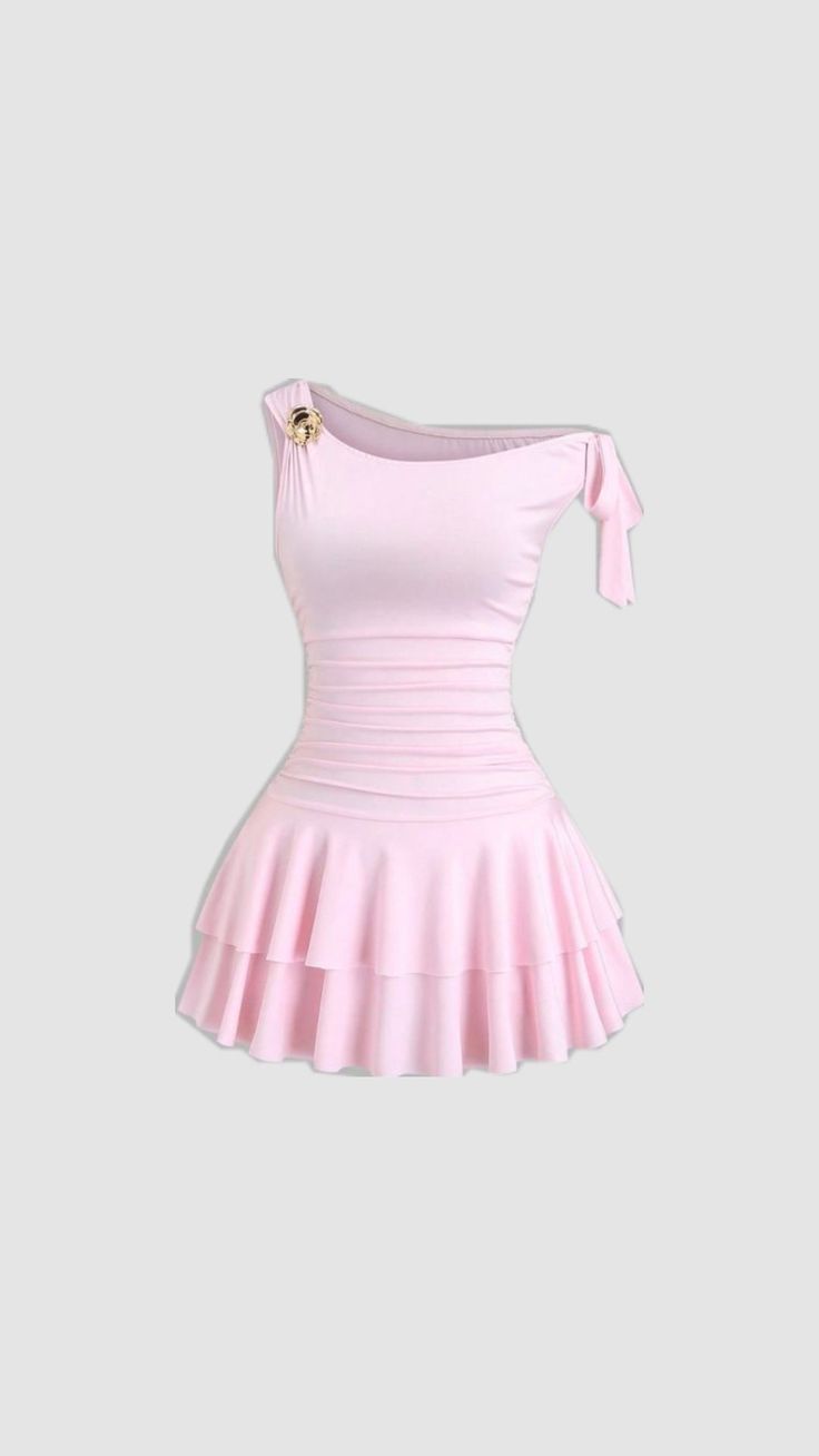Vestido Romantico Rosa 