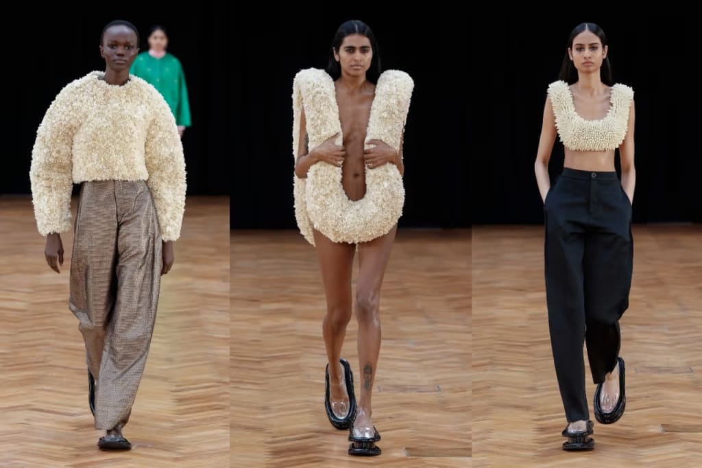 Raw Mango at London Fashion Week: Sanjay Garg Reimagines the Garland as Modern Form