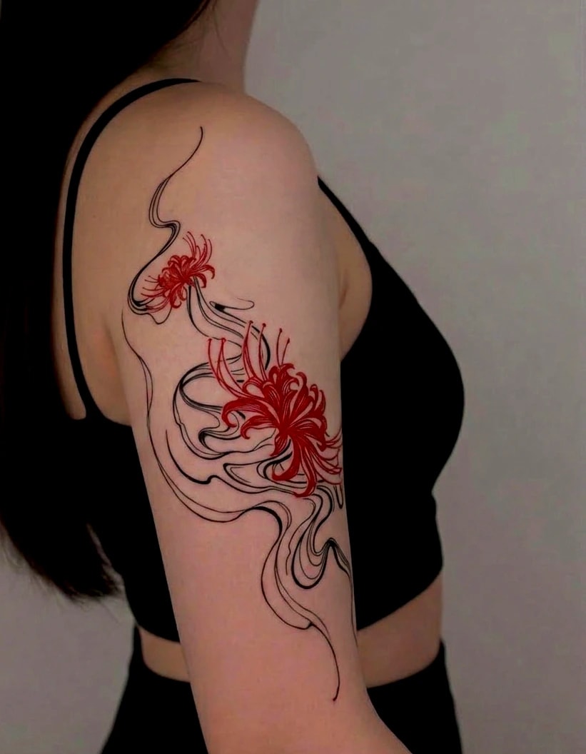 Spider lily Tattoo