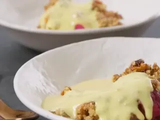 Rhubarb Crumble Recipe UK